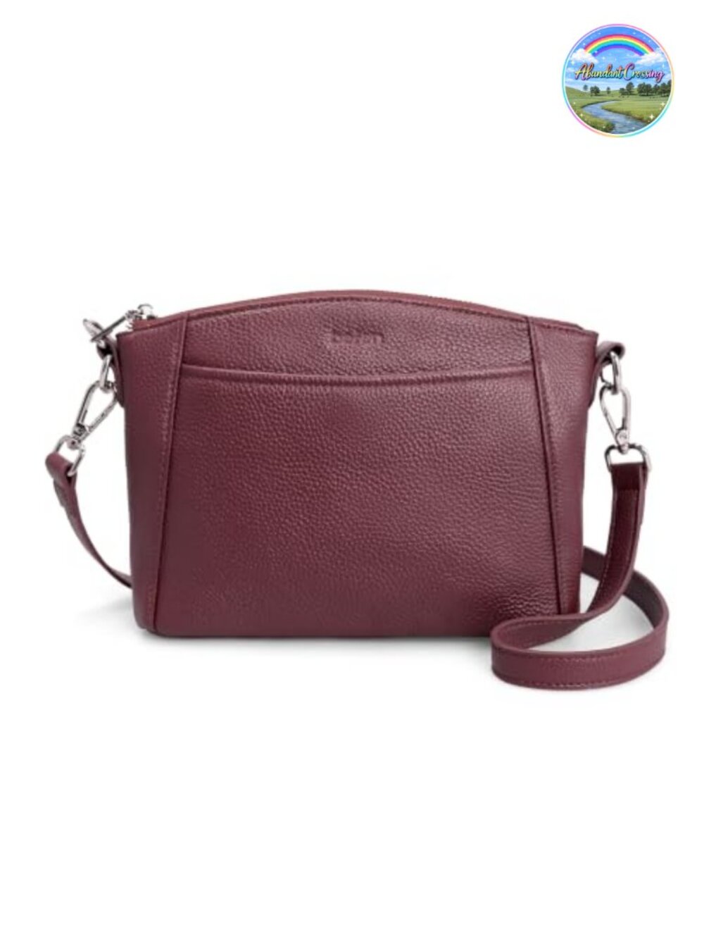 Genuine Leather Crossbody Bag Anti-Theft RFID Small Travel Purse